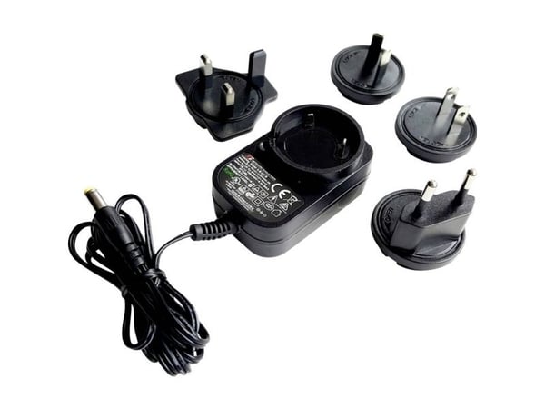 Dehner Elektronik SYS 1121-0612-W2E strømforsyning med støpsel 12 V/DC 0,5 A 6 W stabilisert med UK/USA/Australia-adapter