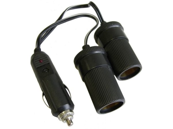 HP biltilbehør dobbel fordelersats, tillatt maks. belastning strøm 10 A, passer til (detaljer) 12 V sigarettenner / fordeler 12 V, 24 V