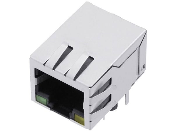 encitech RJJS-88-1405-EJH-063 RJ-liitin 3260-0030-20 Liitin, uppoasennus vaakasuoraan napalukuun (RJ) 8P8C metalli 1 kpl