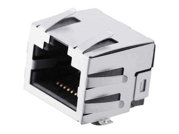 encitech RJJS-88-SMT-WF1 RJ-liitin 2101-0121-02 Liitin, uppoasennus vaakasuoraan napalukuun (RJ) 8P8C metalli 1 kpl