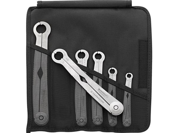 STAHLWILLE 240/6, 8,10,13,14,17,19 mm, Svart, Rustfritt stål, 1,23 kg