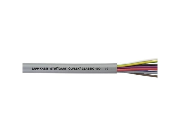 Lapp ÖLFLEX CLASSIC 100, Suurjännitekaapeli, Harmaa, Polyvinyylikloridi (PVC), Kupari, 6 mm², 230 kg/km