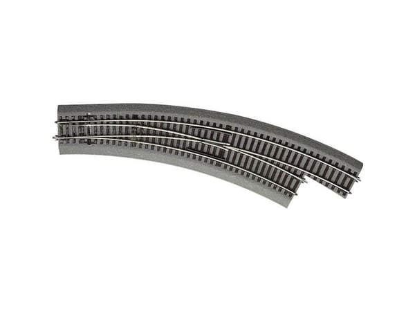 H0 RocoLine (med ballast) 42573 Kurvesporveksler - 1 stk