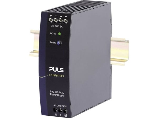 PULS Piano Strømforsyning til DIN-skinne (DIN-kisko) 24 V/DC 5 A 120 W Indhold 1 stk