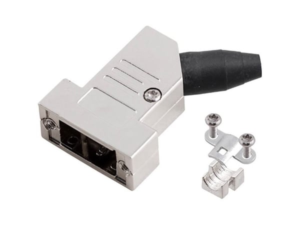 encitech DTSL09-SLRG-S-K 6560-0219-31 D-SUB-kabinett poler: 9 støpt sink 45° metall 1 stk