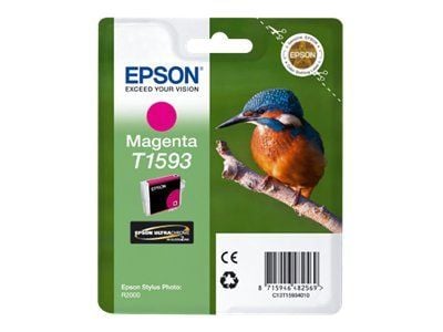 Epson T1593 magenta, Väriainepohjainen muste, 17 ml, 1200 sivua, 1 kpl