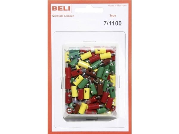 BELI-BECO 7/1100 minibananstift hannstift-diameter: 2,6 mm 1 sett