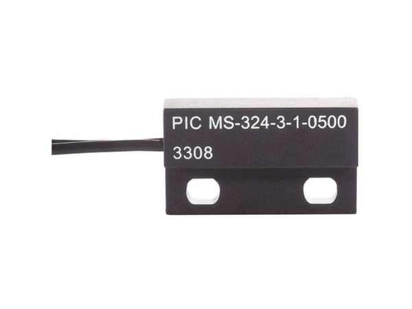 PIC MS-324-3 Reed-kosketin 1 x sluttekontakt 200 V/DC, 140 V/AC 1 A 10 W 1 A 10 W