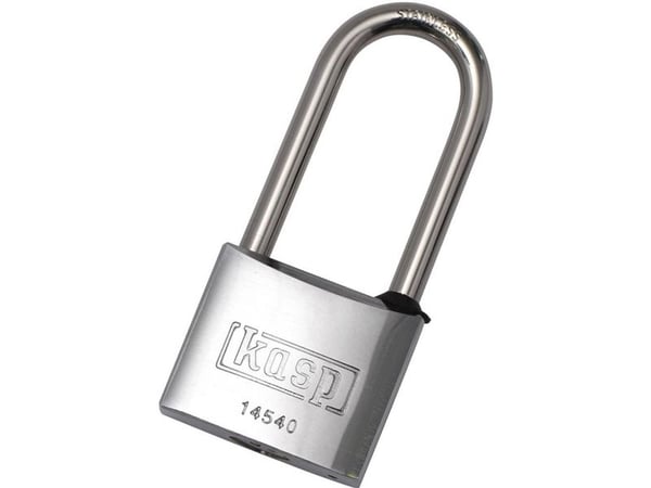 Kasp K14540L50D hengelås 40 mm, rustfritt stål, nøkkellås