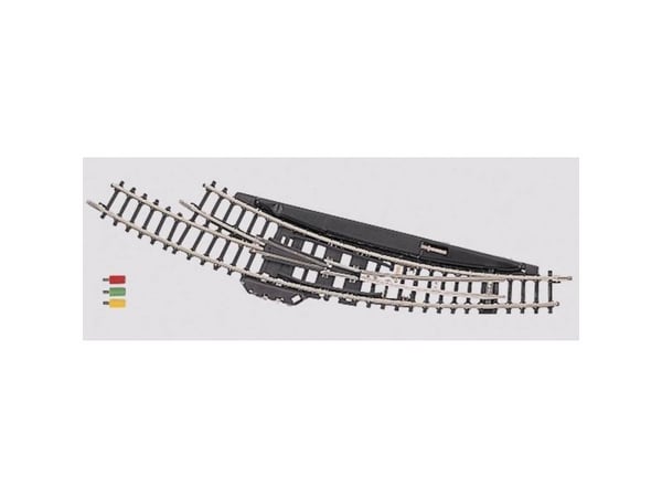 Märklin Electric Right Curved Turnout, 15 år, Svart, Gult