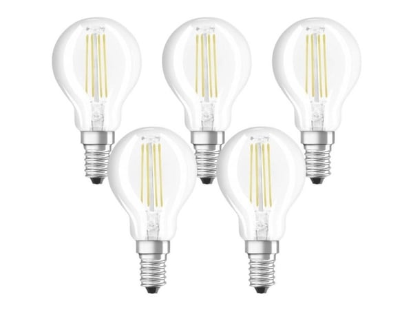 LED-kruunu 4W/827 E14 kirkas - 5 kpl pakkaus