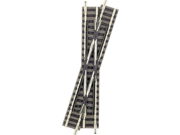 Fleischmann piccolo 9163 (med ballast) kryss, høyre 111 mm 15°