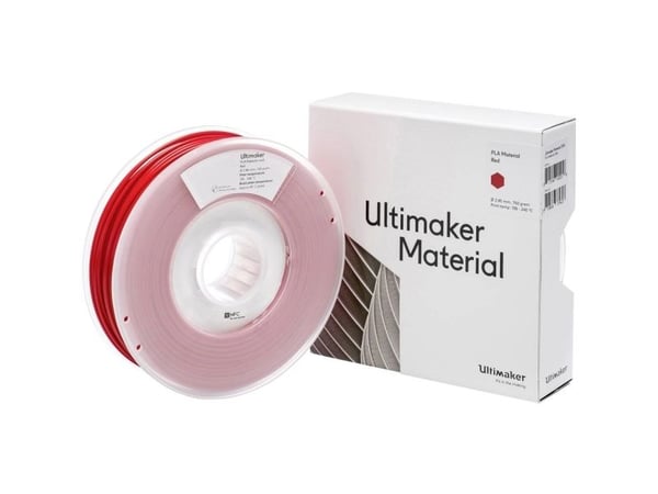 UltiMaker PLA - M0751 rød 750 g (1 stk.) 2,85 mm