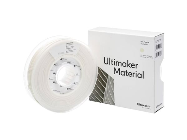 UltiMaker PLA - M0751 Pearl White 750 - 211399 PLA-filament 2,85 mm 750 g Pearl White (1 stk.)