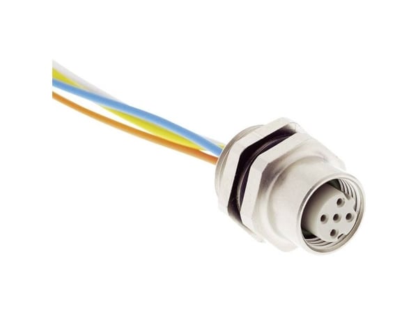 Harting 21 03 371 2403 Anturin / toimilaitteen liitin uppoasennukseen M12 Liitäntä, uppoasennus Napaluku (RJ): 4 1 kpl 1 kpl