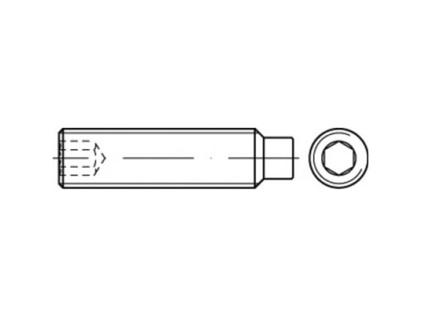 TOOLCRAFT gjengekran M24 30 mm stål galvanisert 50 stk.