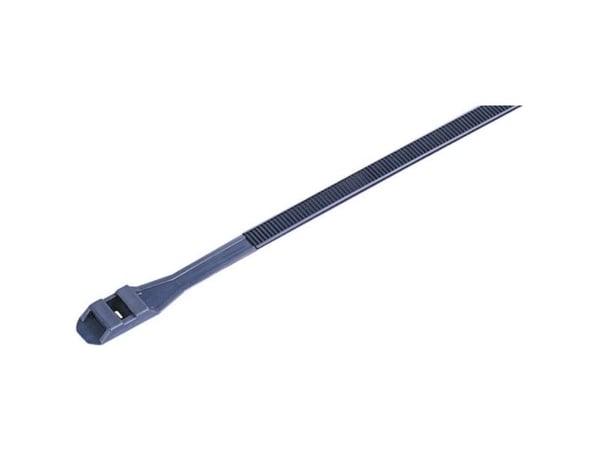 TRU COMPONENTS 1592900 TC-DLR360BK203 Kaapelinside 360 mm 9 mm Musta Kaksipäinen, UV-stabiloitu 100 kpl