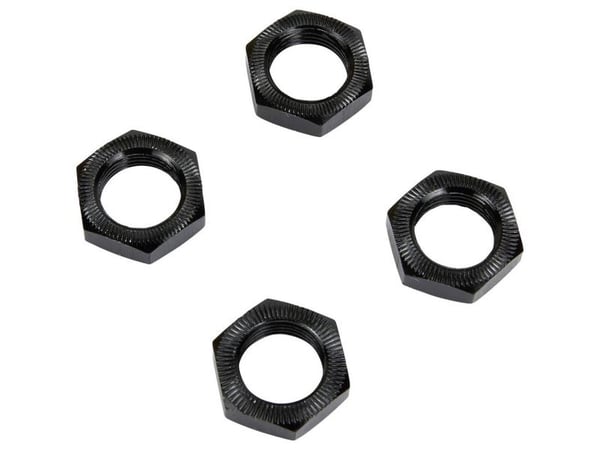 Reely 1:8 hjulmuttere selvlåsende sort - 4 stk