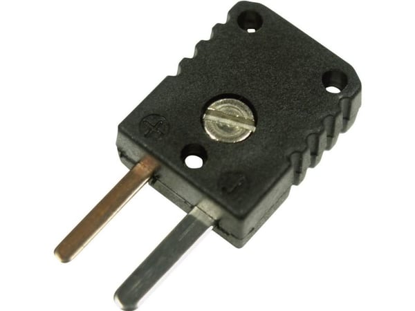 B + B Thermo-Technik 0220 0006 mini termoelementkontakt, svart (1 st)