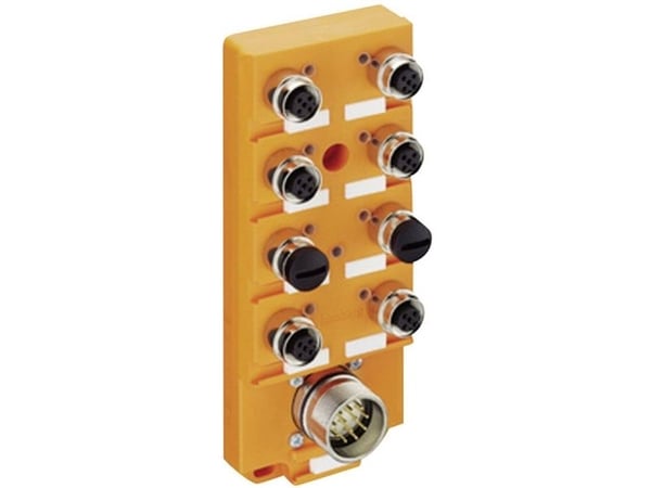 Lumberg Automation ASBS 8/LED 5-4 11130 Anturi/toimilaitelaatikko passiivinen M12 jakaja metallikierteellä 1 kpl