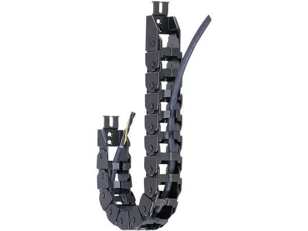 igus Easy Chain® E-Kette® E08 E08.40.048.0 Energian syöttöketju Painonappiperiaate, UL94-V2-luokitus