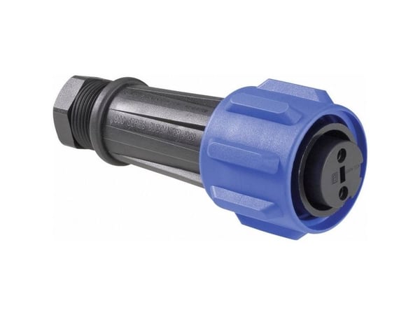 Bulgin PX0911/02/S rundstift-tilkobling, rette poler: 2 Serie (rundstift): PX 1 stk
