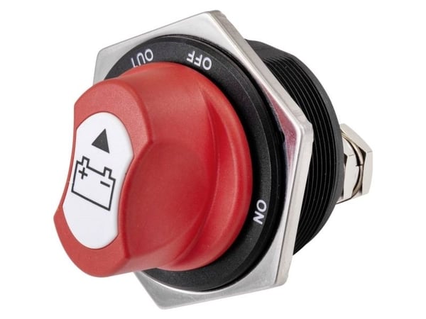 TRU COMPONENTS TC-9075592 Bilbatterikontakt 32 V/DC 300 A 1 x Off/On Klikkende IP56 1 stk