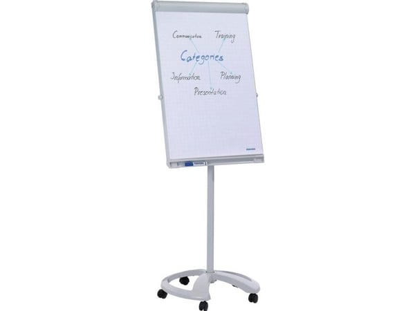 FRANKEN Deluxe - Staffeli - gulvstående - 950 x 670 mm - mobil - lysegrå ramme