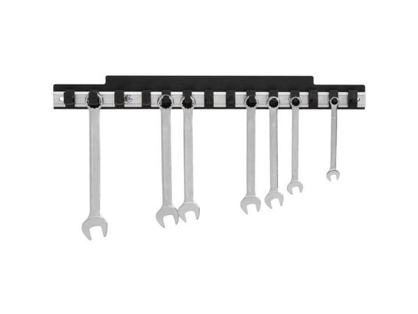 TOOLCRAFT 88 68 92 Gaffelring med nyckelhängare i aluminium (L x B) 435 mm x 48 mm