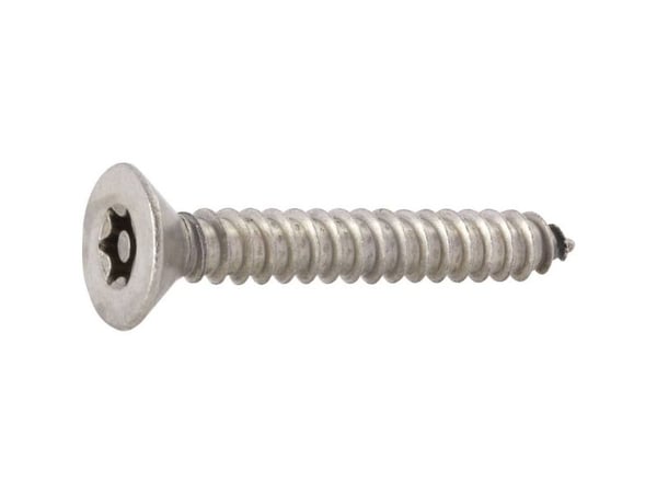 TOOLCRAFT 88115-25 Sänkt slitsad skruv 3,5 mm 25 mm T-profil med stift Rostfritt stål 10 st