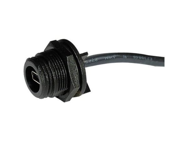 Mini-USB B innbyggingskobling 2.0 - IP68 Tilkobling, innbygging PX0446 Stift-tilkobling PX0446 Bulgin