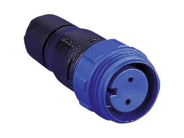 Bulgin PX0411/02S/5560 rundstift hann rett, samlet polantall: 2 serie PX04