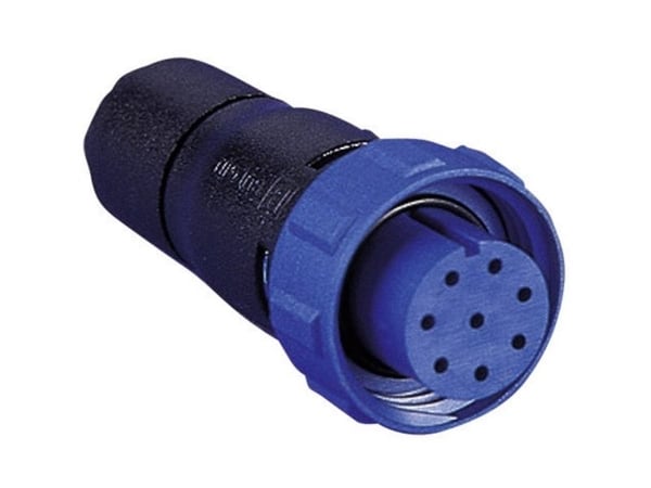 Bulgin PX0410/10S/6065 rundkontakt plugg, rett samlet antall poler: 10 serie (rundkontaktforbindelse): PX04 1 stk