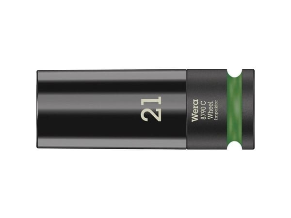 Wera 8790 C, Impact socket, Svart, 1 hoder, Metrisk, 21 mm, 32 mm