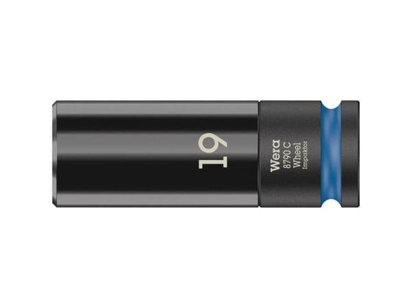 Wera 05004591001, Impact socket, Svart, 1 hoder, 1/2", Metrisk, 19 mm