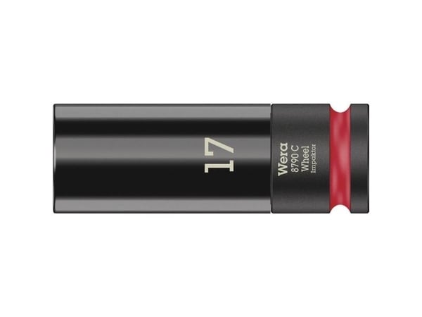 Wera 8790 C, Kraftpipe, Svart, 1 hoder, 1/2", Metrisk, 17 mm