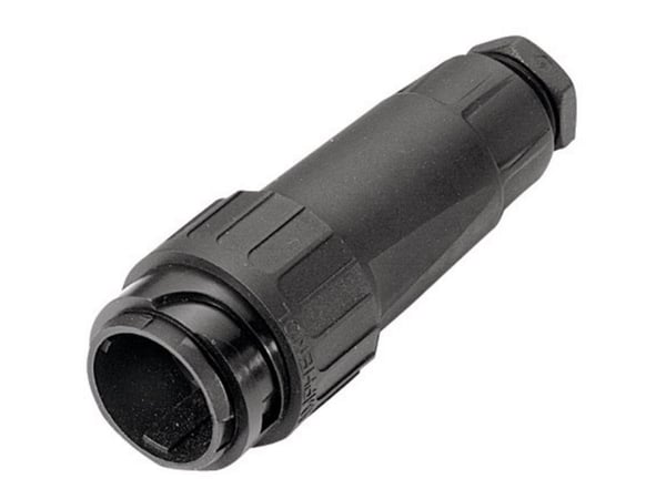 Amphenol C016 10I008 002 rundstiftkontakt, rett, antall poler: 8 + PE, serie C016 (rundstift-tilkobling)