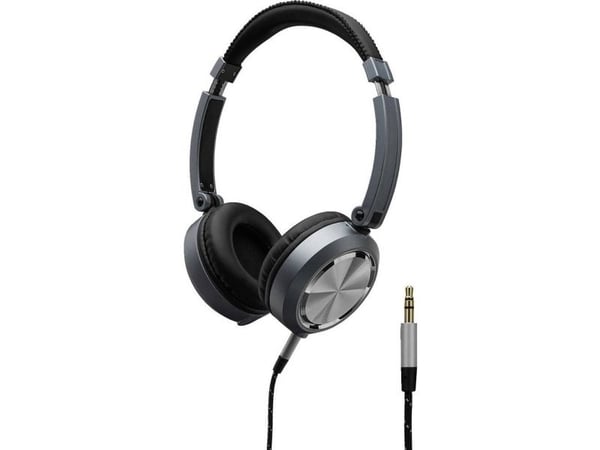 Monacor MD-460, Koblet med ledninger (ikke trådløs), 10 - 20000 Hz, Musikk, 120 g, Hodetelefoner, Grå, Sølv