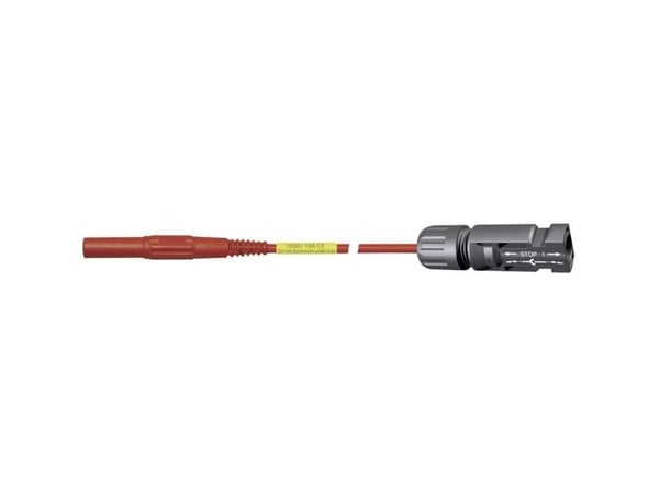 MC PV-AMLS4/150, Testausjohdin, Punainen, MC, 1 mm², CAT III, PVC-muovi