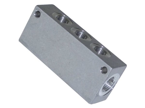 MANIFOLD ONE-SIDED G3/8&QUOT_(3 X 1/4)