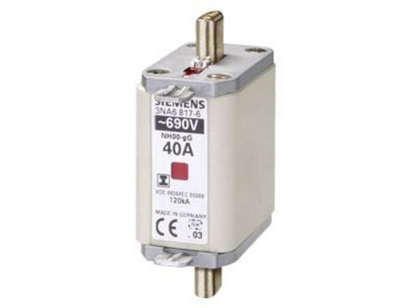 Siemens 3NA68206 Sikringsindsats Sikringsstørrelse = 0 50 A 690 V 3 stk