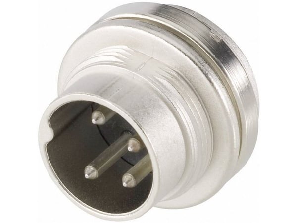 Amphenol T 3477 000, 7P, Suora, Uros, Hopea, IP40, 5 A