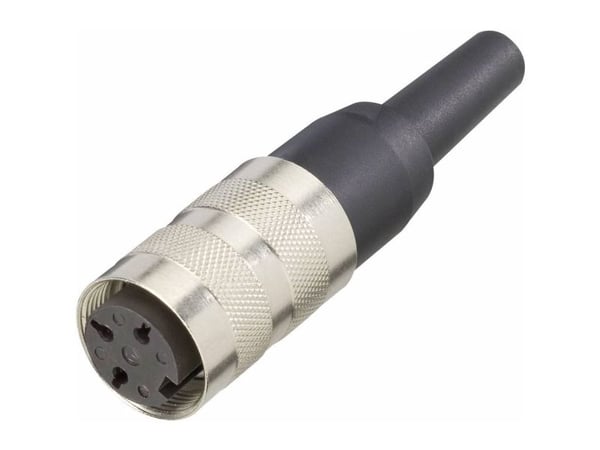 Amphenol T 3301 001, 4P, Suora, Naaras, Hopea, IP40, 5 A