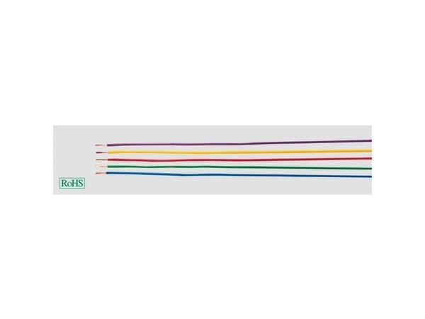 HELUKABEL H05V-K, Pienjännitekaapeli, Punainen, Valkoinen, Polyvinyylikloridi (PVC), Polyvinyylikloridi (PVC), Cooper, 1x0,5 mm²