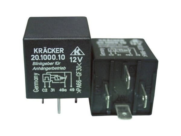 Kräcker 20.1000.10 kjøretøyrele 12 V/DC 20 A 1x sluttkontakt