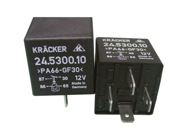 Kräcker 24.5300.10 kjøretøysrelé 12 V/DC - 20 A - 1 x slutterkontakt