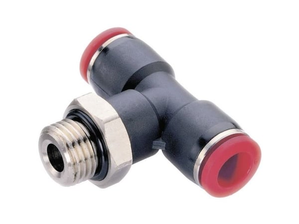Norgren T-stik C02670628 Udvendigt gevind: 1/4 Rør Ø: 6 mm 1 stk