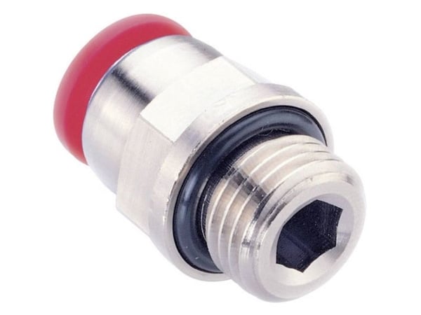 Norgren Lige stik C02250418 Udvendigt gevind: 1/8 Rør Ø: 4 mm 1 stk 1 stk