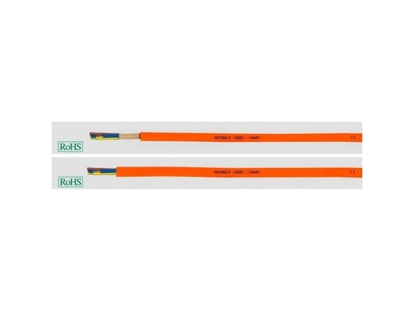 HELUKABEL H05BQ-F, Pienjännitekaapeli, Oranssi, Polyvinyylikloridi (PVC), Polyvinyylikloridi (PVC), Kupari, 500 V