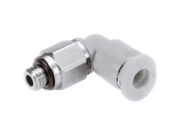 Norgren Drejbar vinkelforbinder M02470405 Udvendigt gevind: M5 Rør Ø: 4 mm 1 stk 1 stk Norgren Drejbar vinkelforbinder M02470405 Udvendigt gevind: M5 Rør Ø: 4 mm 1 stk 1 stk